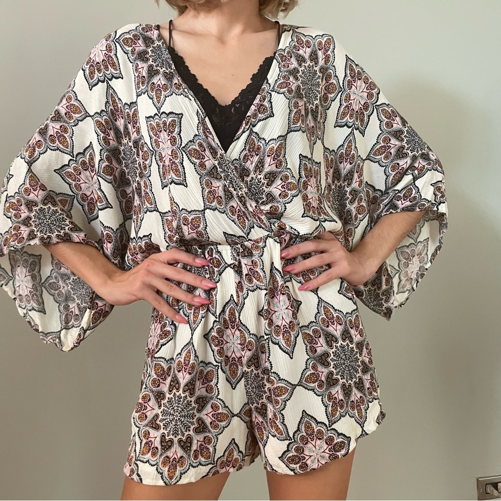 Charlotte Russe Bohemian Romper! Festival Romper, Casual Romper, Beach Romper
